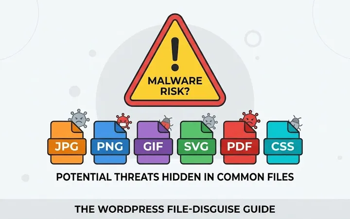 Can Image, PDF, CSS Files Contain Malware? WordPress File Disguise Guide