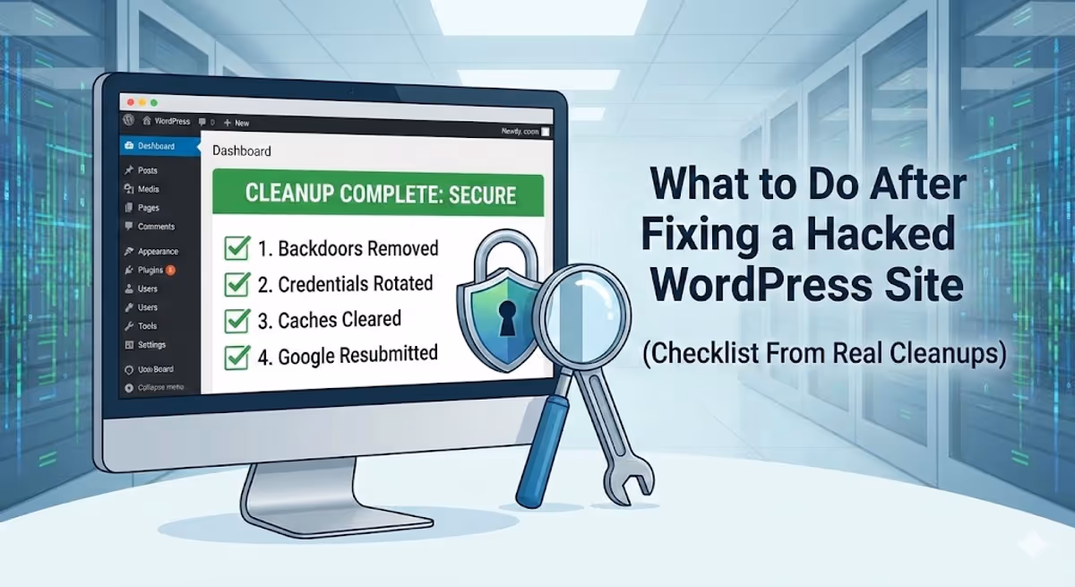 What to Do After Fixing a Hacked WordPress Site: The 72-Hour Verification Protocol (From 4,500+ Real Cleanups)