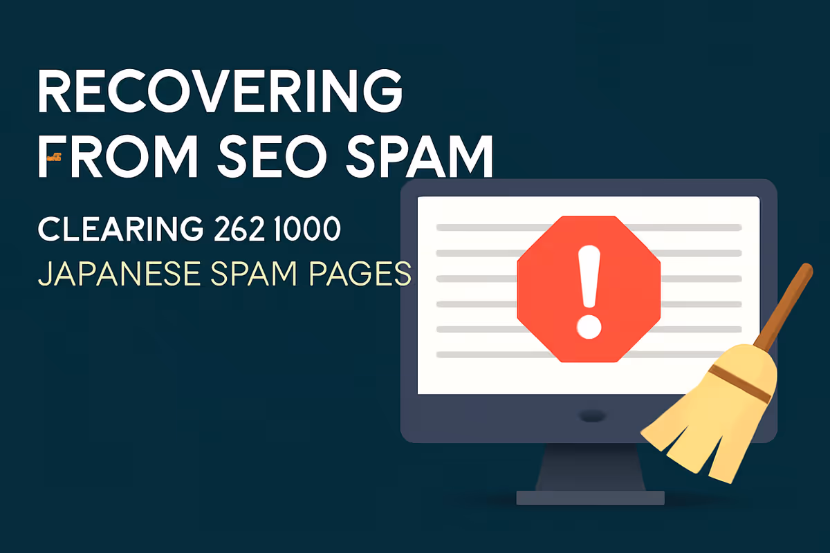 Recovering from SEO Spam: How We Cleared 242,000 Japanese Spam Pages from a Hacked WordPress Site in 2025