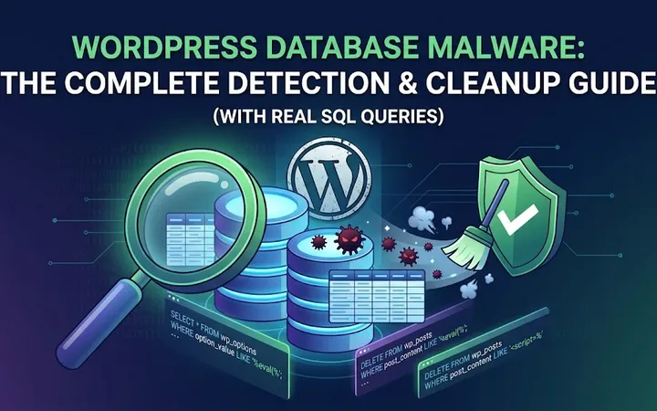 WordPress Database Malware: The Complete Detection & Cleanup Guide (with Real SQL Queries)