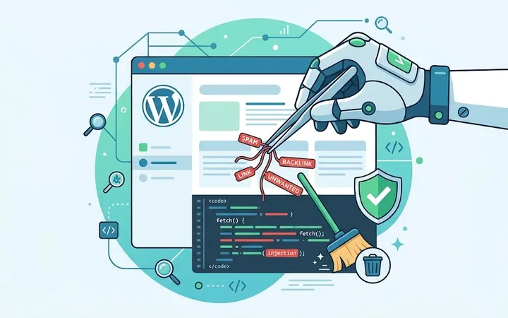 WordPress Pages Loading Hidden Spam Backlinks? Fix Guide