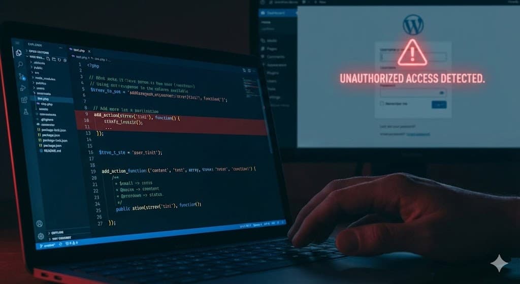 Found Suspicious Code in functions.php? The "Ghost Admin" Hack Explained