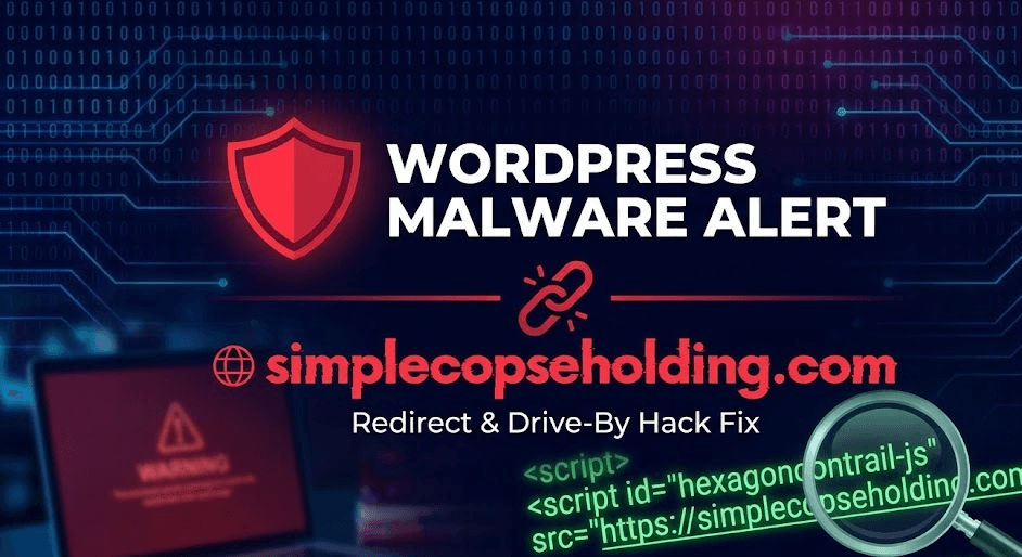 How to Remove Simplecopseholding.com Redirect Malware (WordPress Fix)