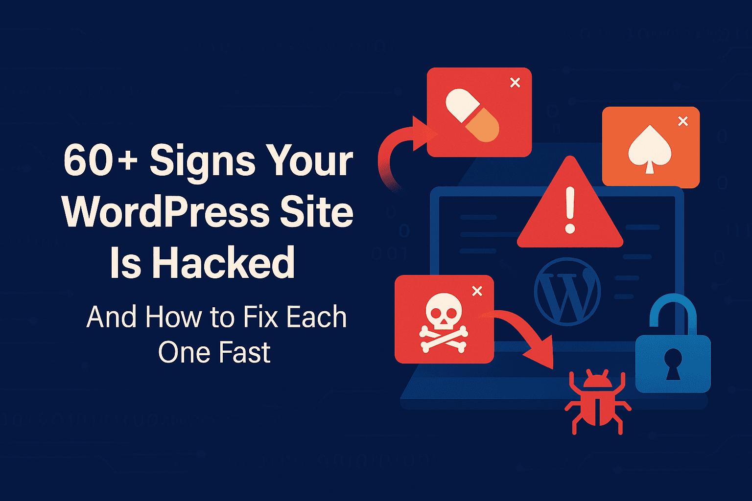 60+ Clear Signs Your WordPress Site Is Hacked (And How to Fix Each One Fast)