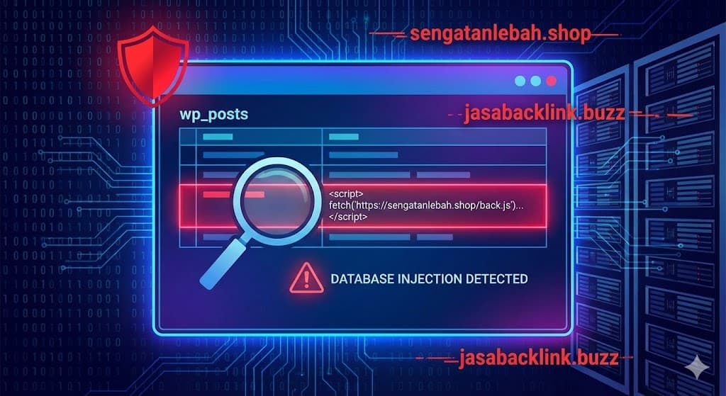 How to Remove "Fetch" Malware from WordPress Database (sengatanlebah & jasabacklink)